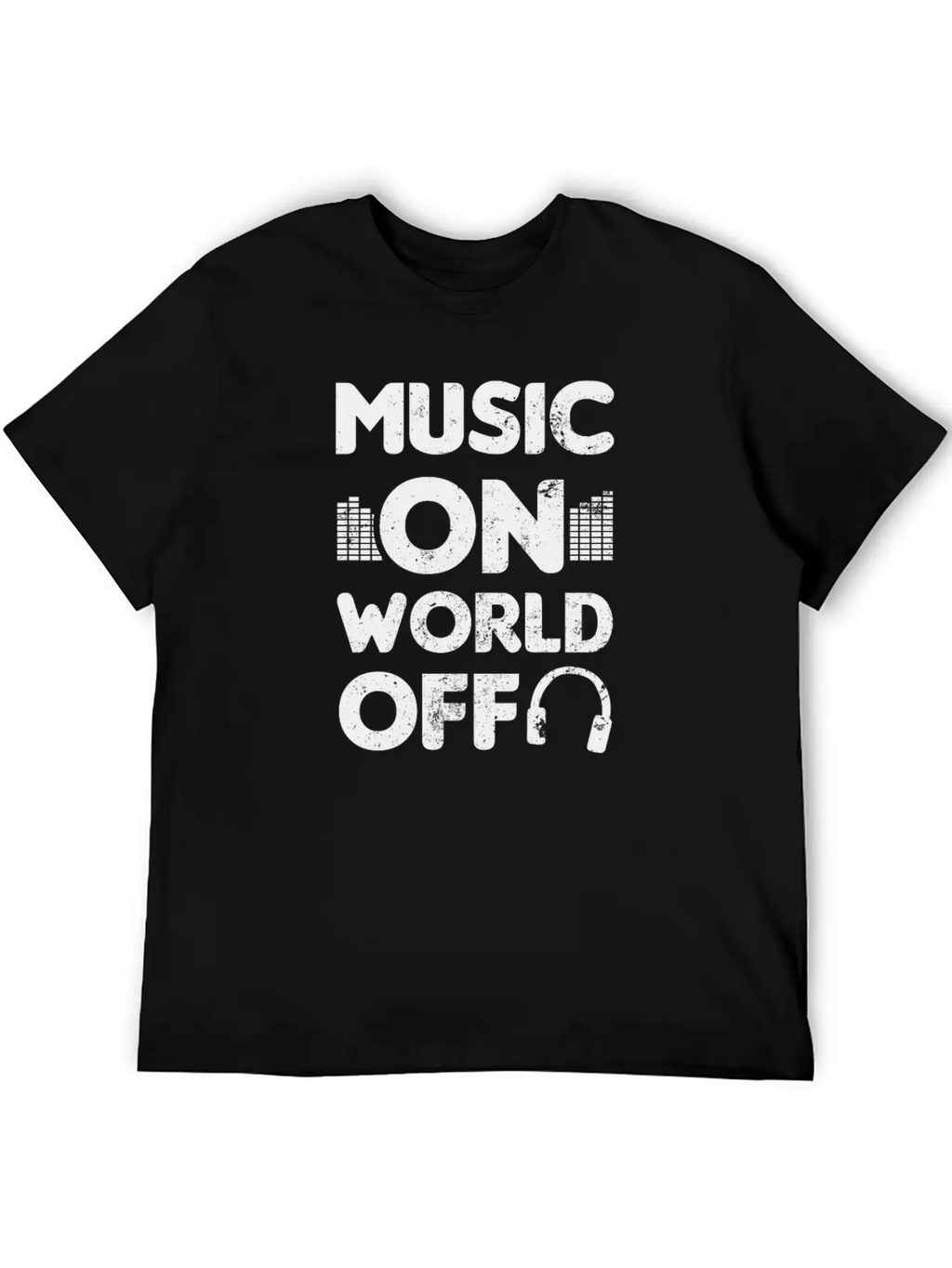 Edm Rave Music On World Off Gift Breathable Soft Cotton T-Shirt – Timeless Casual Look