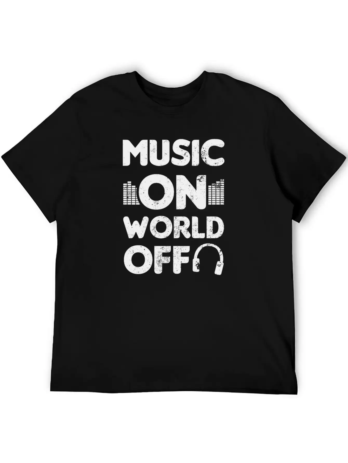 Edm Rave Music On World Off Gift Breathable Soft Cotton T-Shirt – Timeless Casual Look