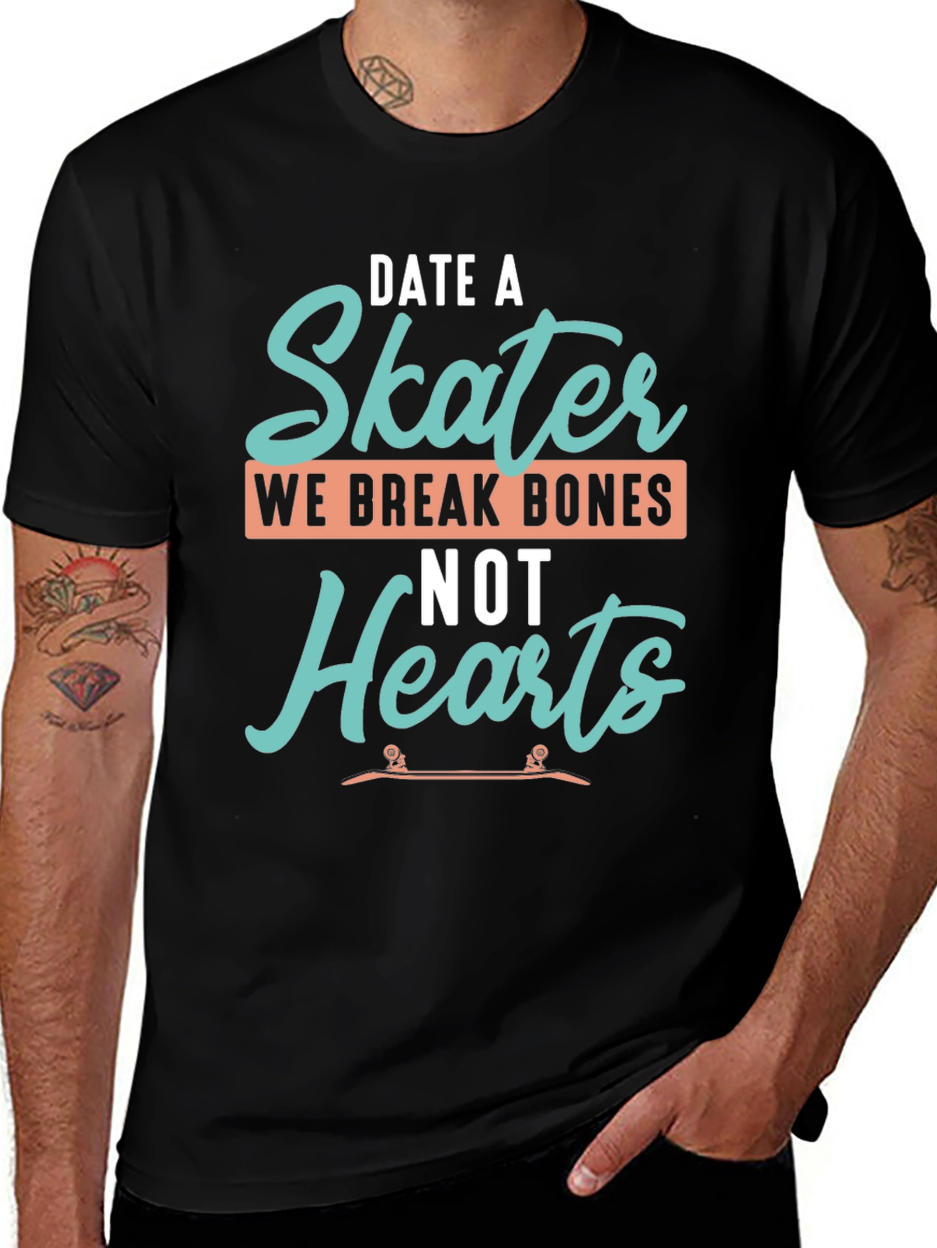 Date a Skater T-Shirt - Funny Skateboarder Tee