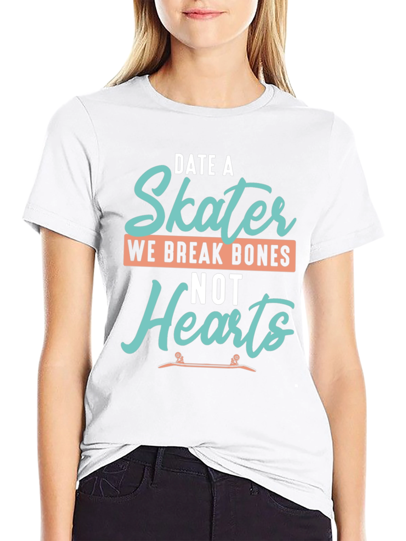 Date a Skater T-Shirt - Funny Skateboarder Tee