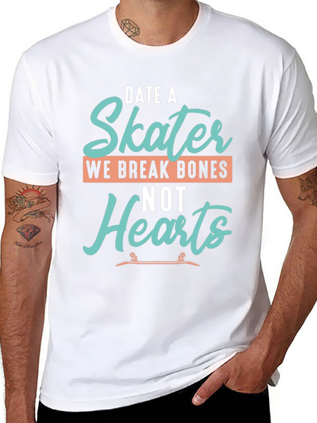 Date a Skater T-Shirt - Funny Skateboarder Tee