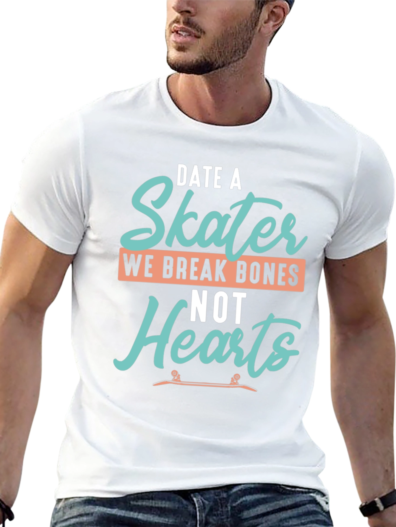 Date a Skater T-Shirt - Funny Skateboarder Tee