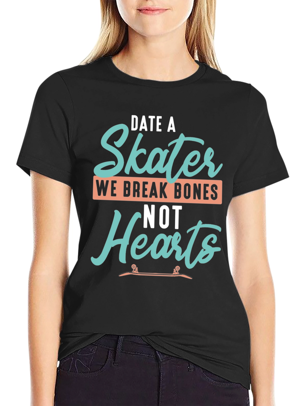 Date a Skater T-Shirt - Funny Skateboarder Tee