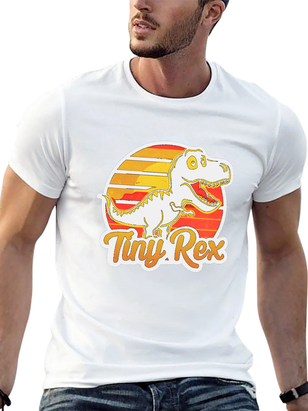 Tiny Rex Dinosaur Graphic T-Shirt