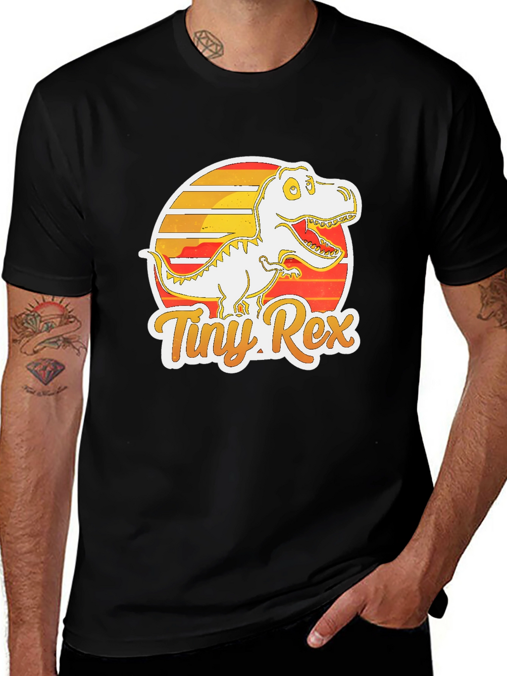 Tiny Rex Dinosaur Graphic T-Shirt