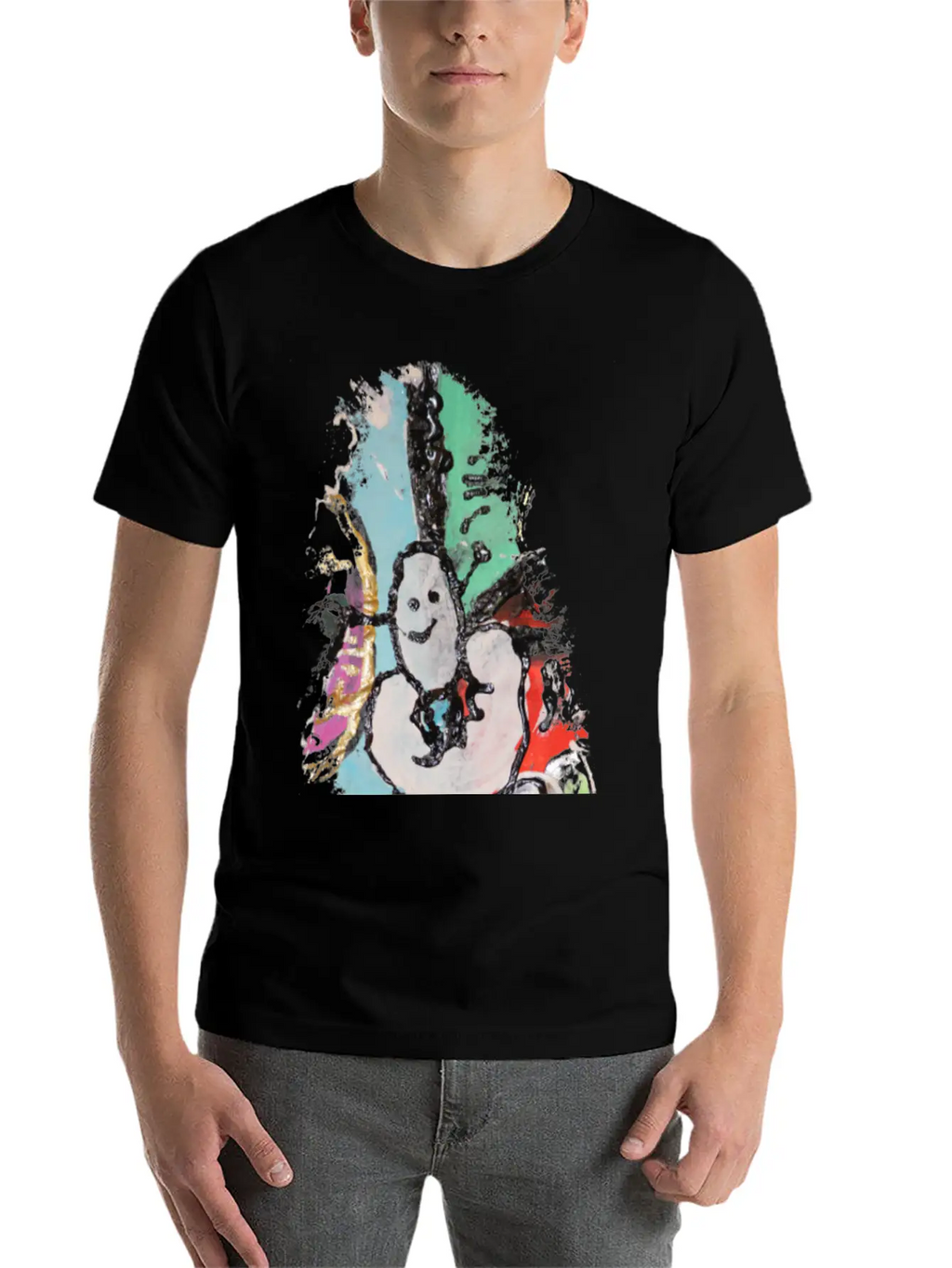 Egg Smiley In Town Timeless Short Sleeve Tee – Comfy And Minimalist Design