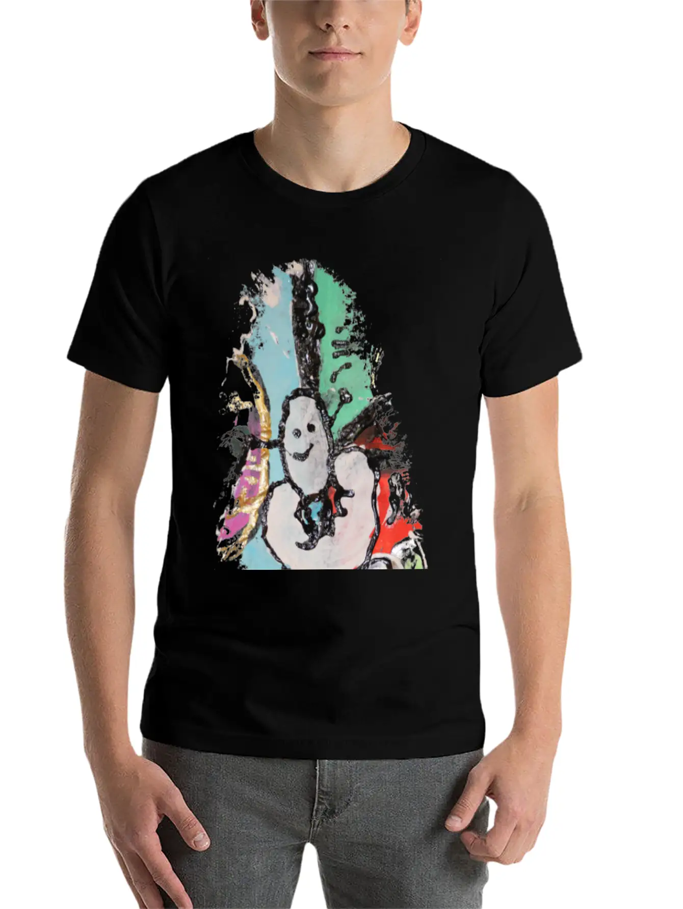 Egg Smiley In Town Timeless Short Sleeve Tee – Comfy And Minimalist Design