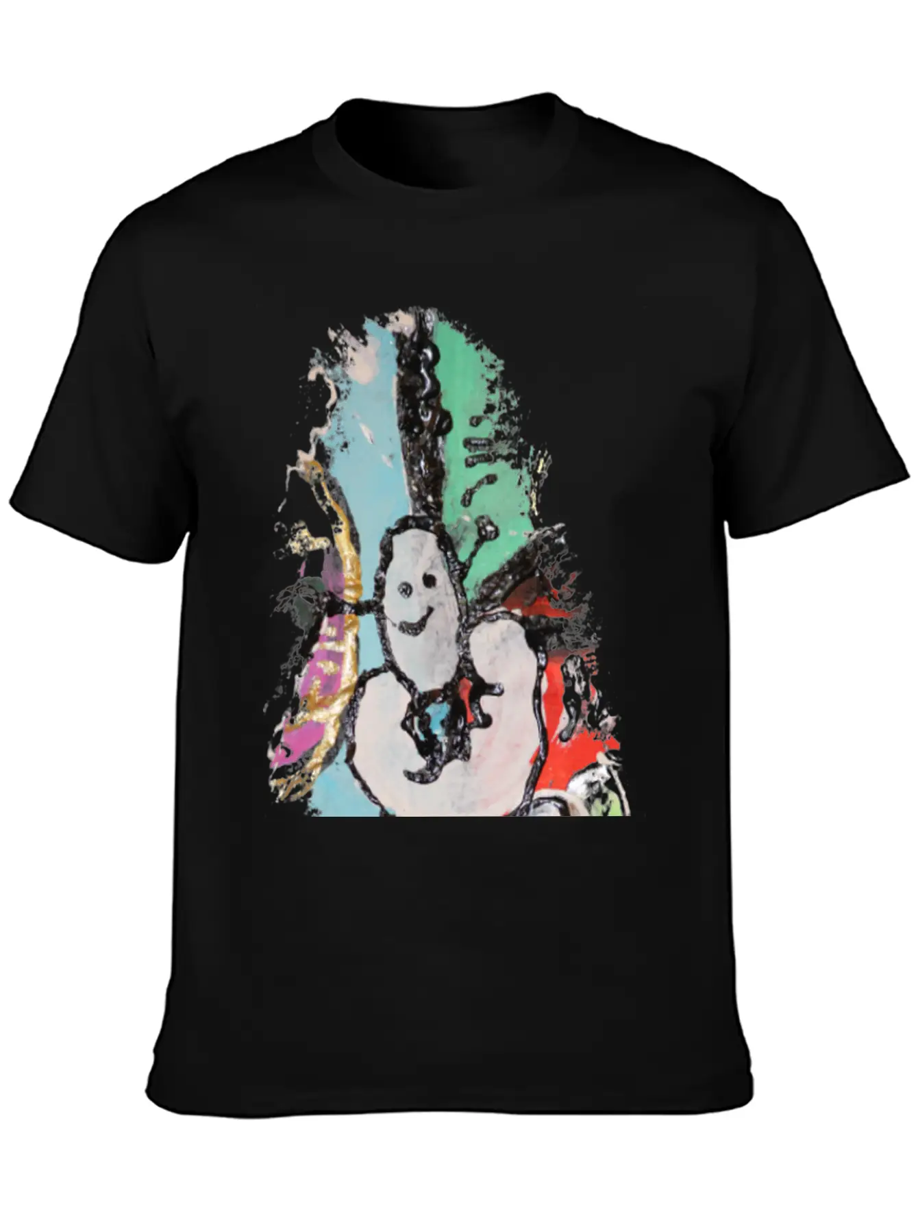 Egg Smiley In Town Timeless Short Sleeve Tee – Comfy And Minimalist Design