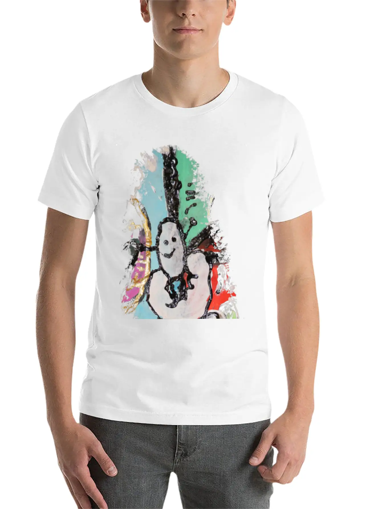 Egg Smiley In Town Timeless Short Sleeve Tee – Comfy And Minimalist Design