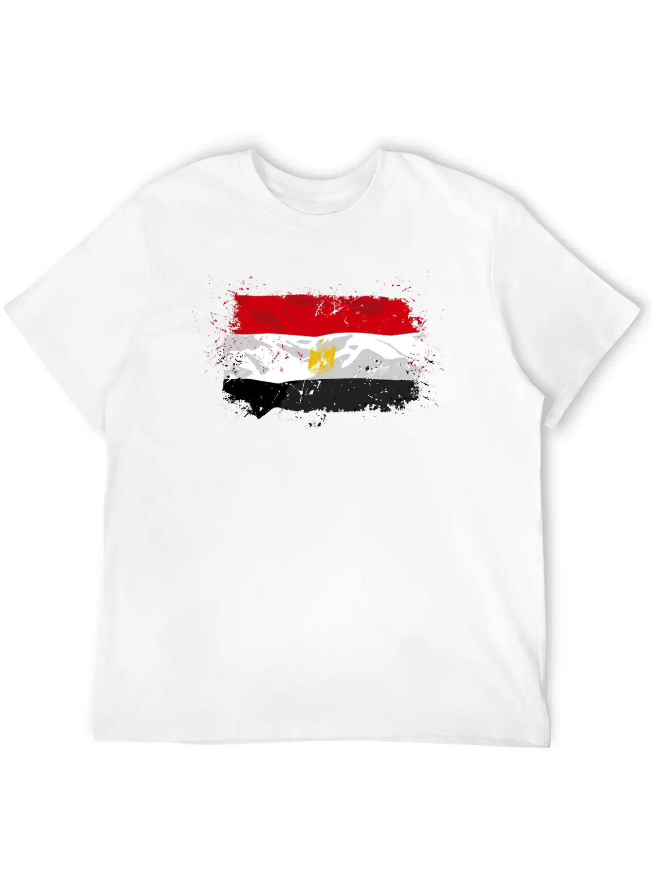 Egypt Flag Relaxed Everyday Tee – Lightweight And Durable Cotton