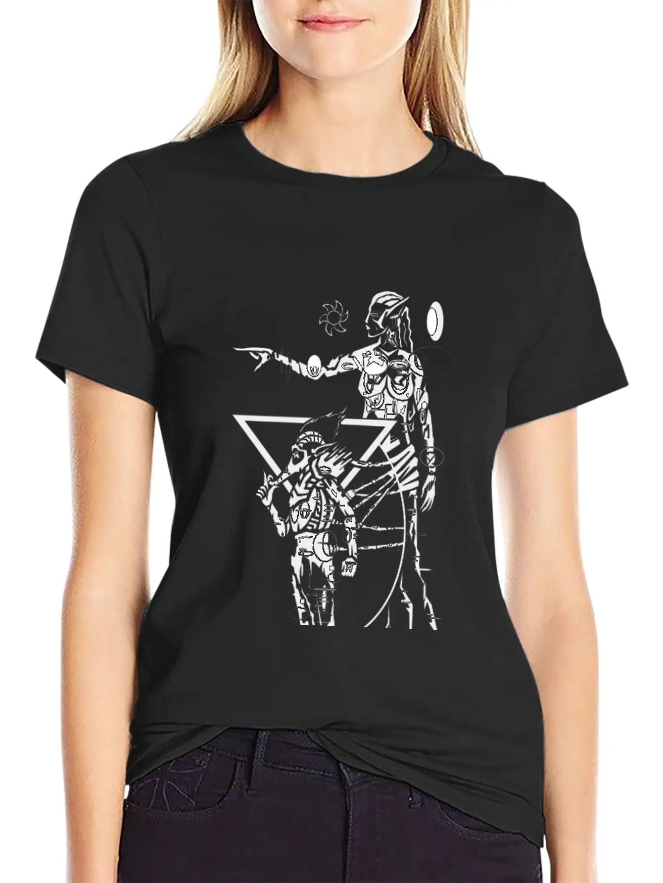 Egypt Woman Tattoo Basic Graphic T-Shirt – Daily Comfort In Soft Cotton