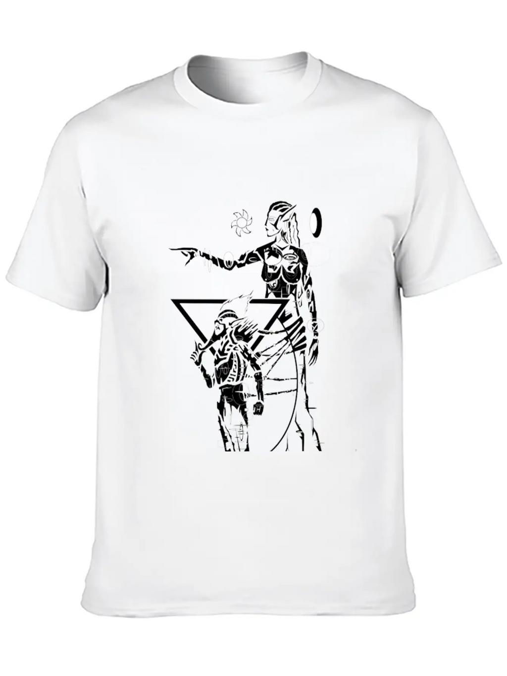 Egypt Woman Tattoo Basic Graphic T-Shirt – Daily Comfort In Soft Cotton