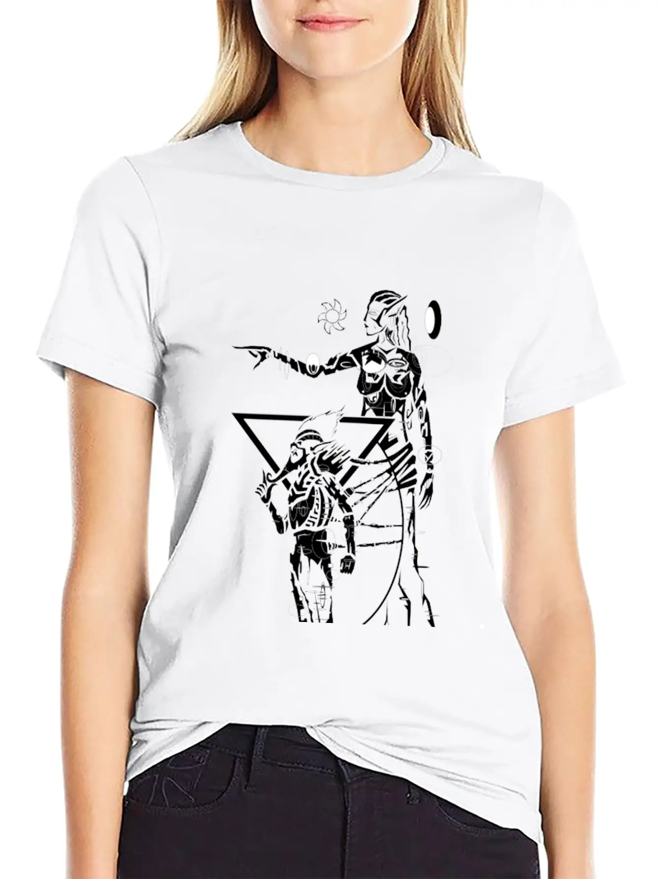 Egypt Woman Tattoo Basic Graphic T-Shirt – Daily Comfort In Soft Cotton