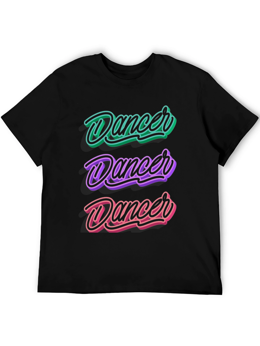 Dancer Graphic Tee - Retro Style