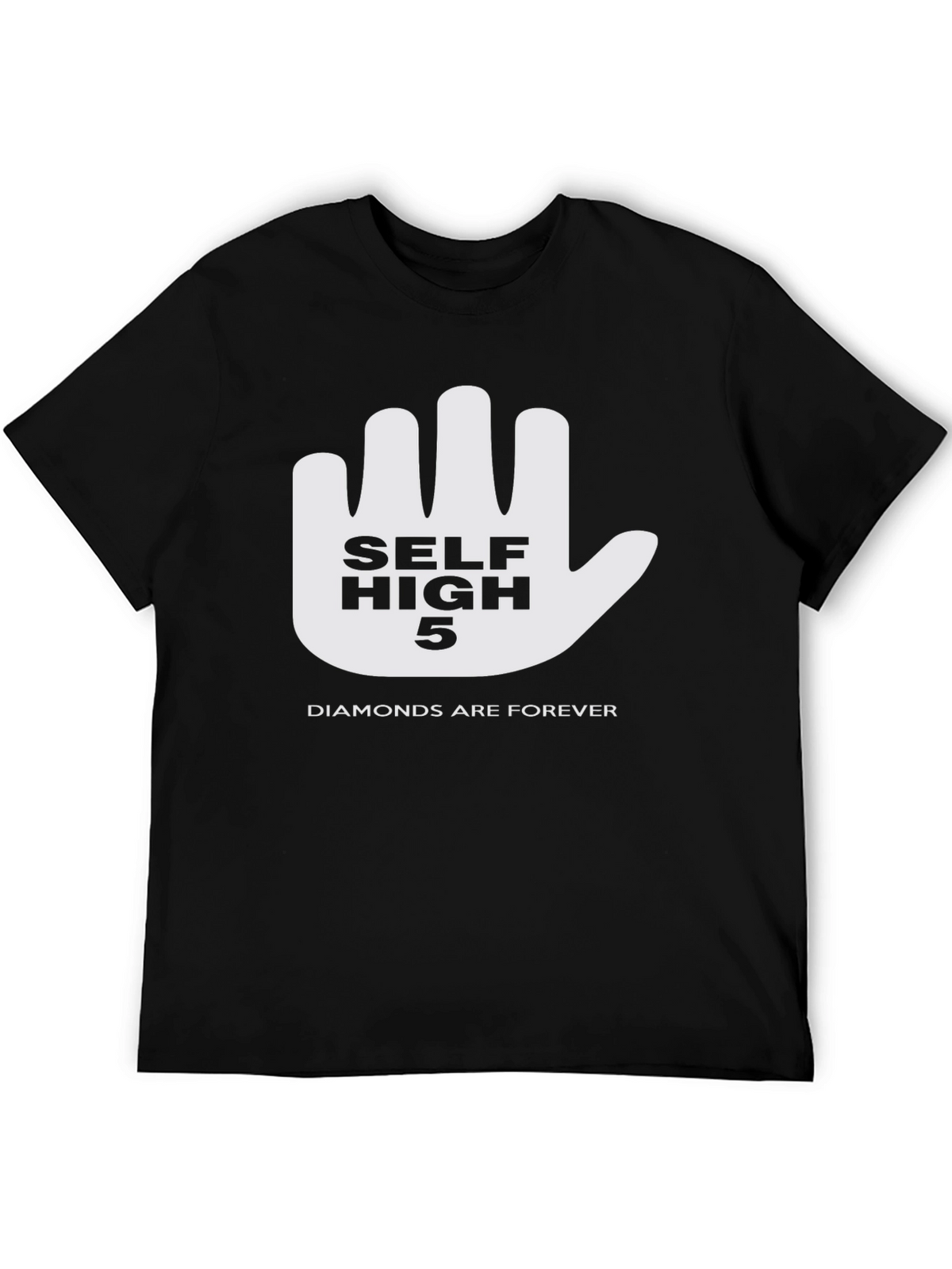 Self High 5 Graphic T-Shirt - Diamonds are Forever