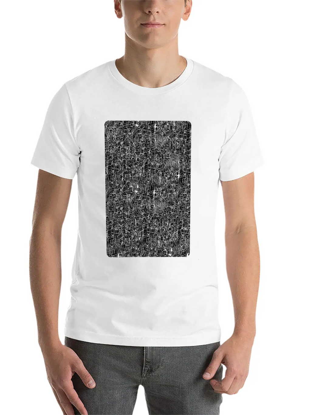 Eight Of Spades Playing Card Timeless Short Sleeve Tee – Comfy And Minimalist Design