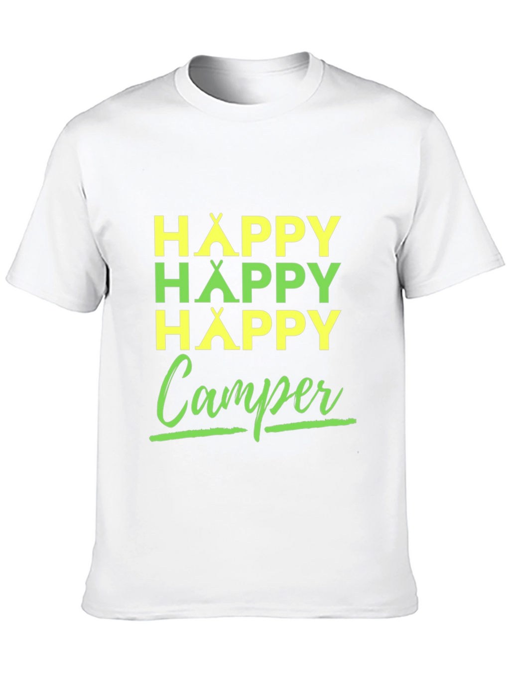 Happy Camper T-Shirt | Camping Adventure Tee