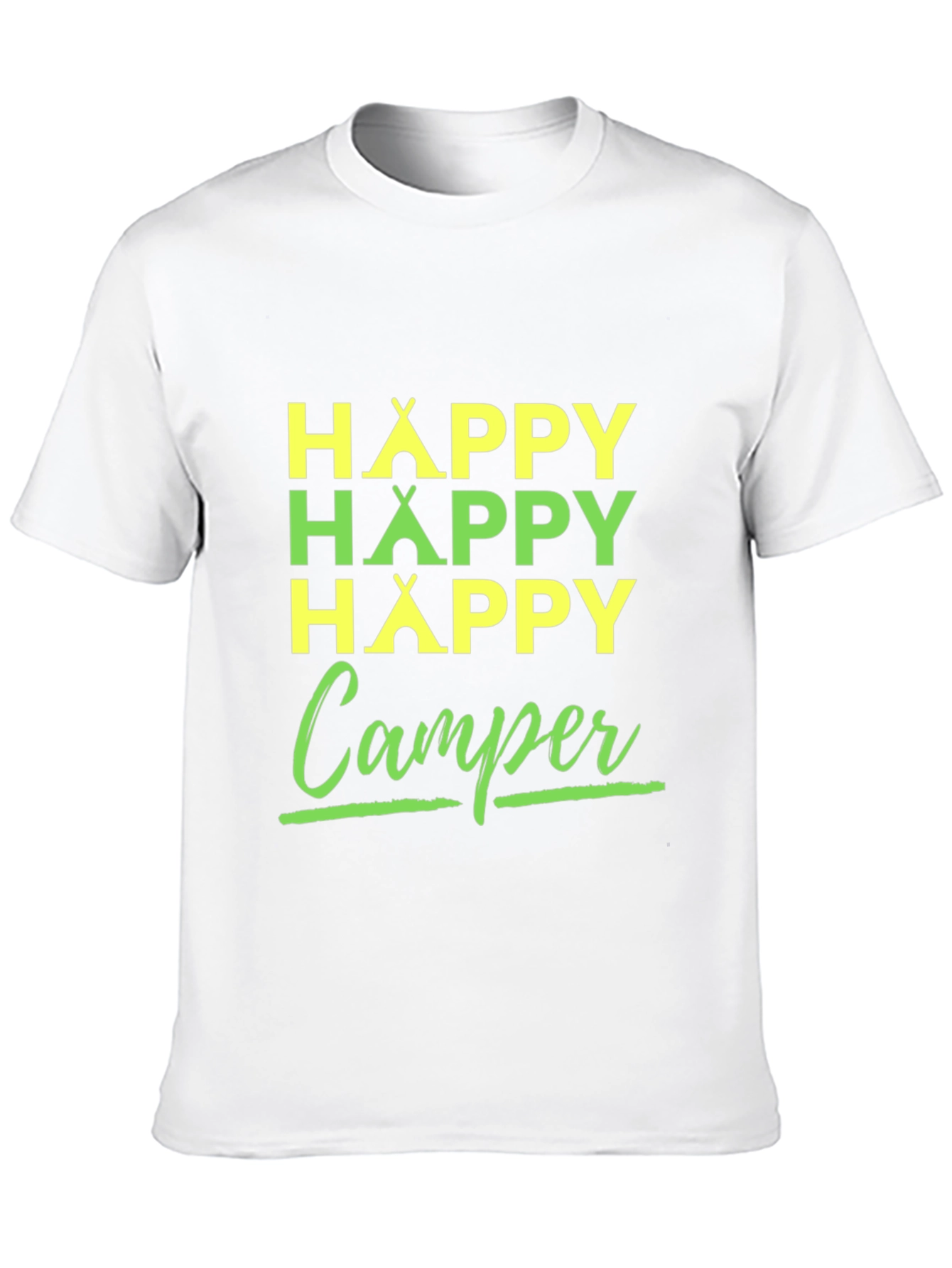 Happy Camper T-Shirt | Camping Adventure Tee