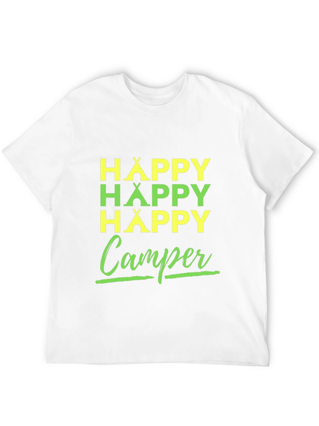 Happy Camper T-Shirt | Camping Adventure Tee
