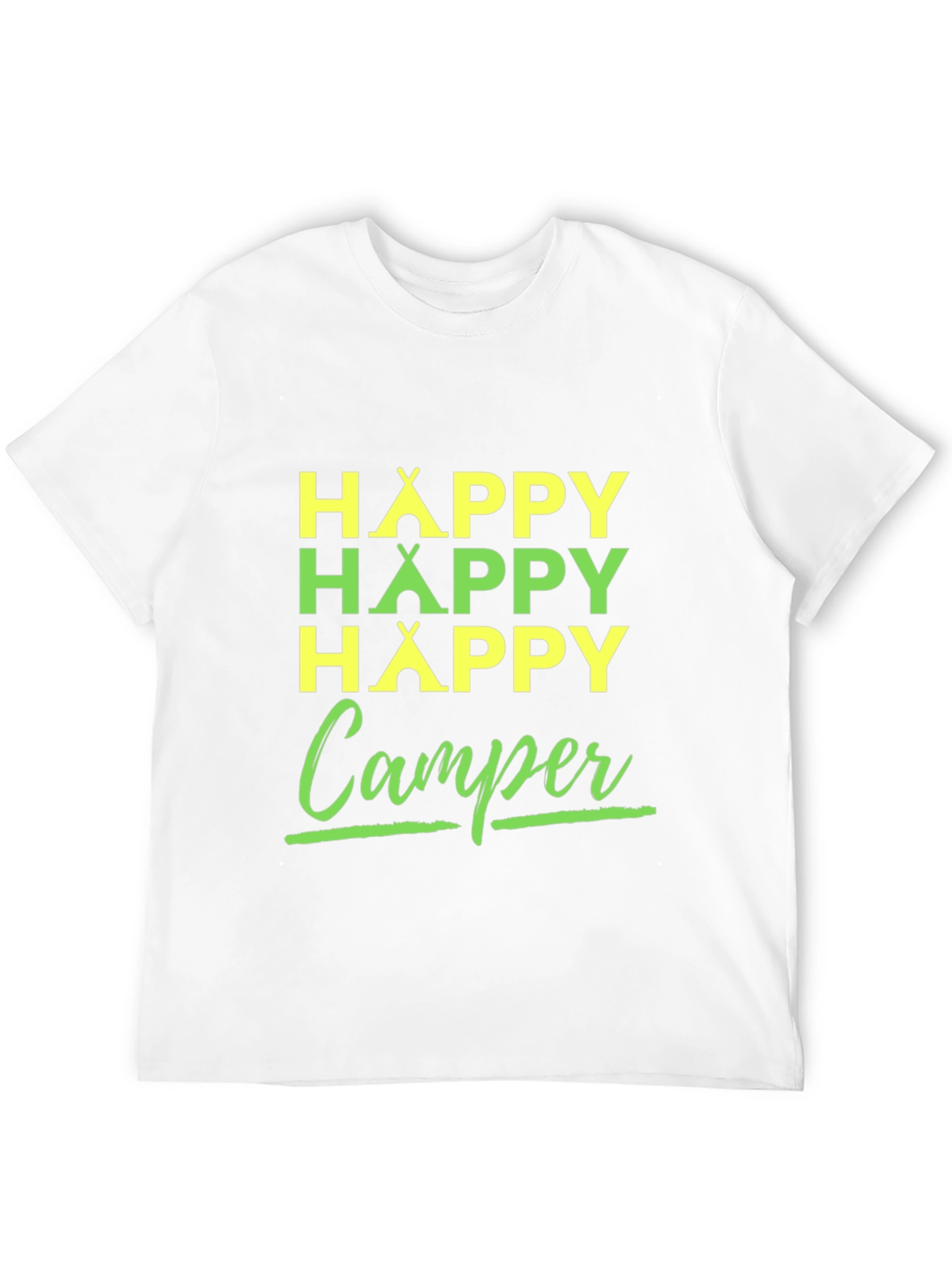 Happy Camper T-Shirt | Camping Adventure Tee