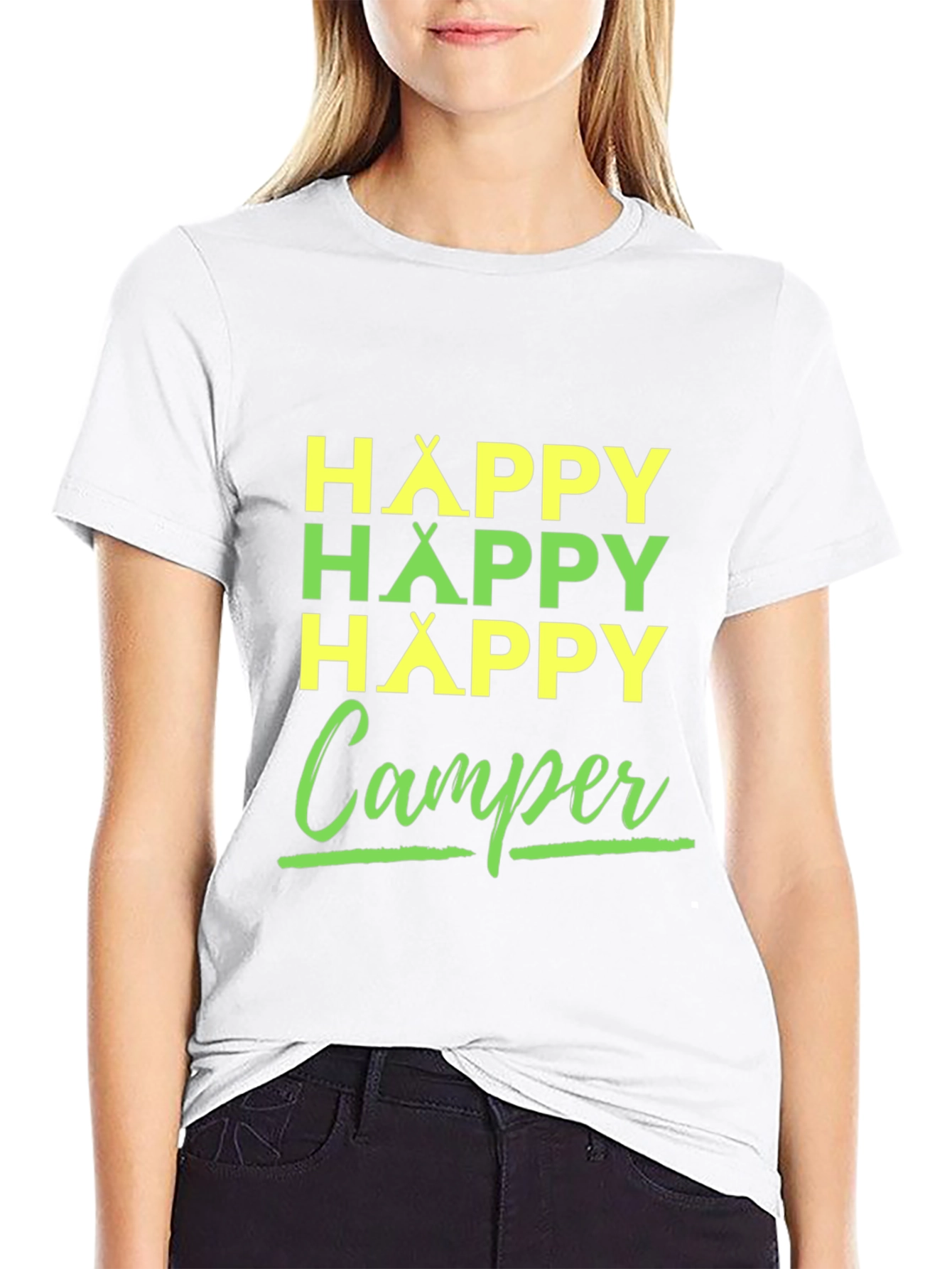 Happy Camper T-Shirt | Camping Adventure Tee