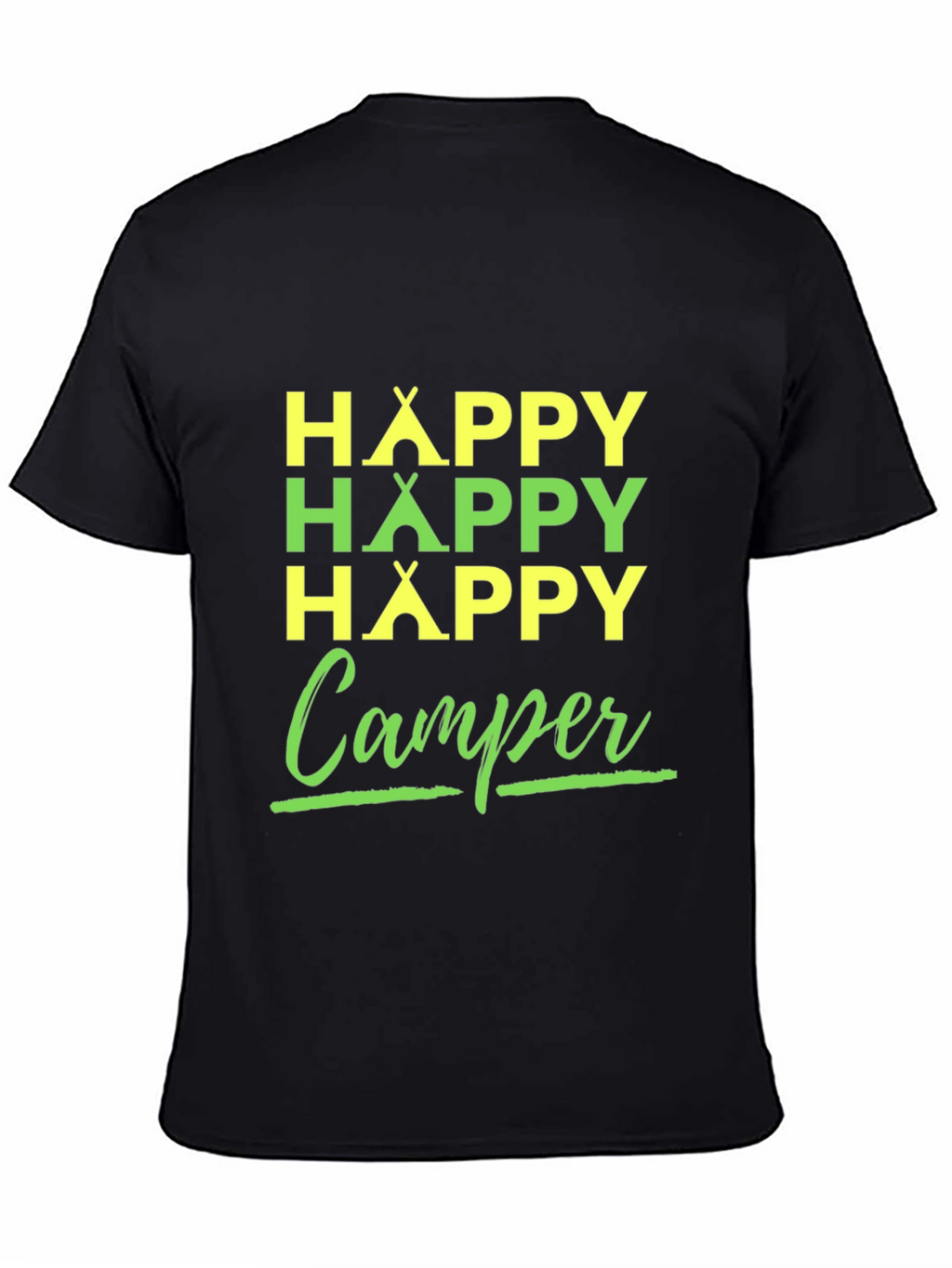 Happy Camper T-Shirt | Camping Adventure Tee