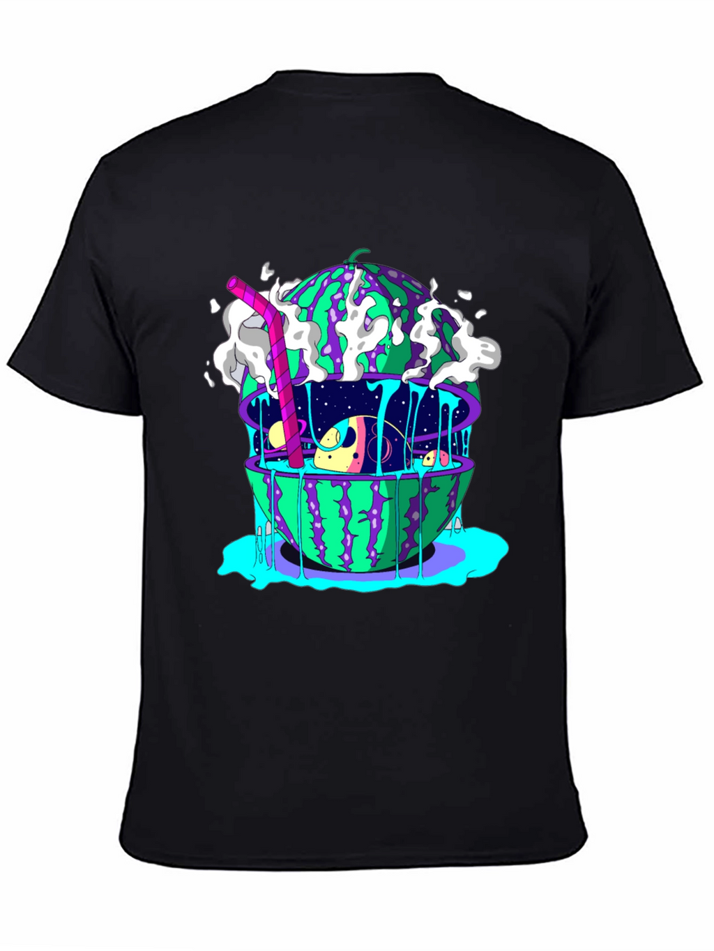 Surreal Watermelon Planet T-Shirt