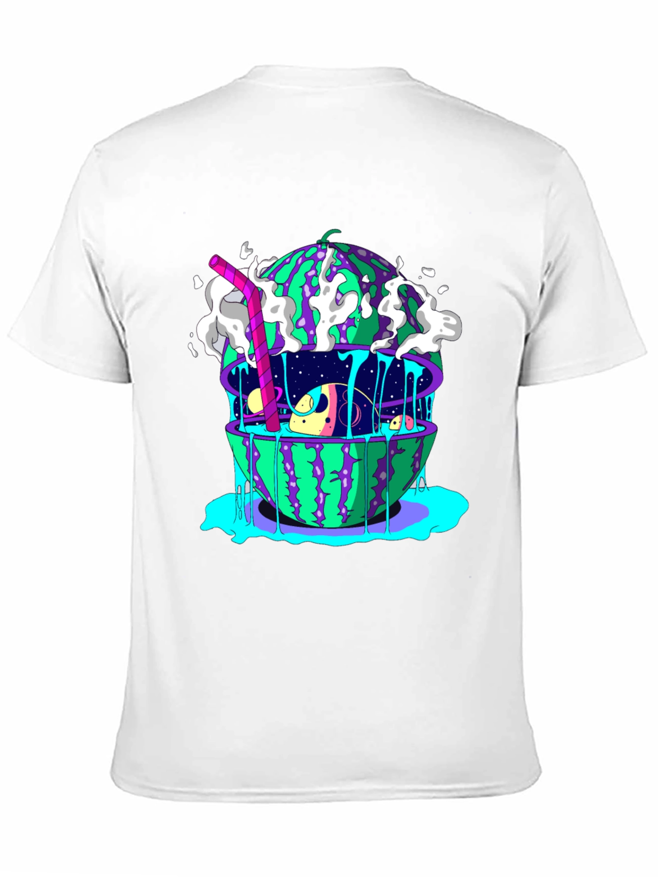 Surreal Watermelon Planet T-Shirt