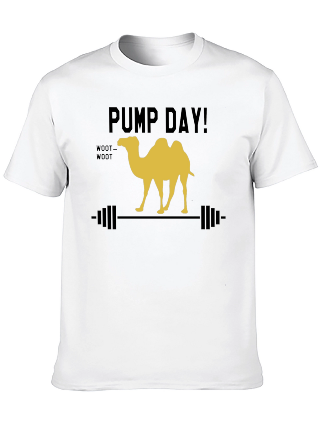 Pump Day Camel Lifting Weights Graphic Tee