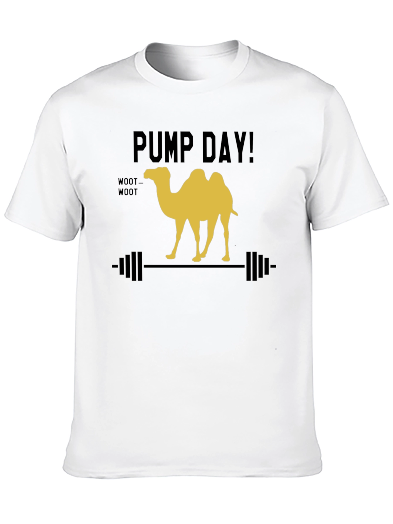 Pump Day Camel Lifting Weights Graphic Tee