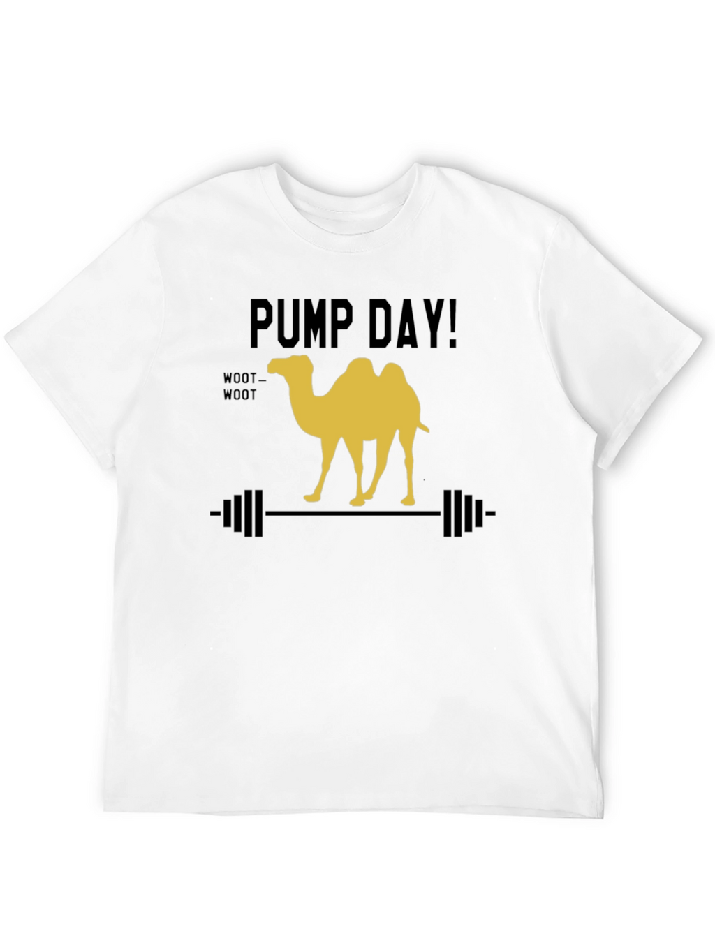Pump Day Camel Lifting Weights Graphic Tee