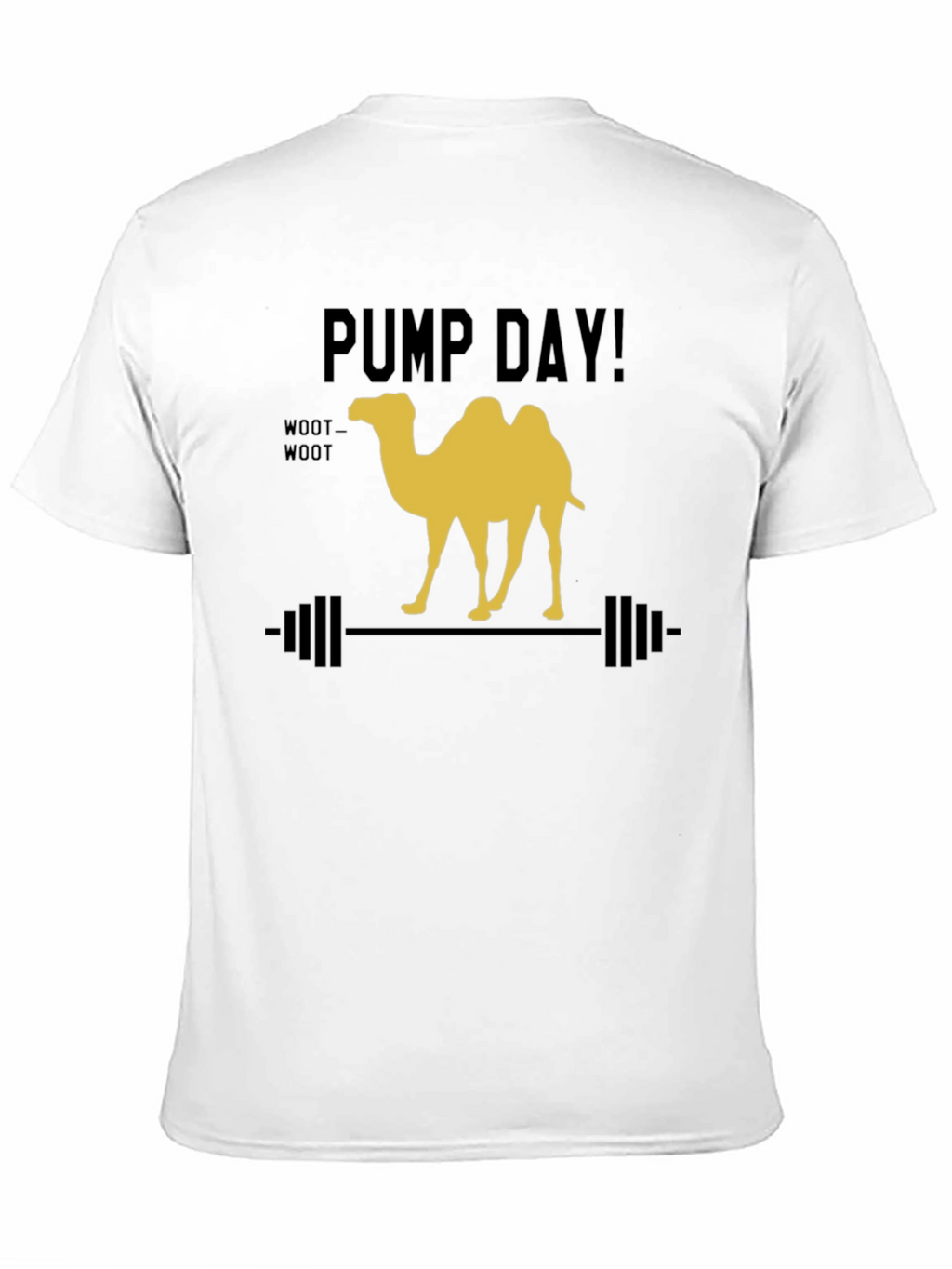 Pump Day Camel Lifting Weights Graphic Tee