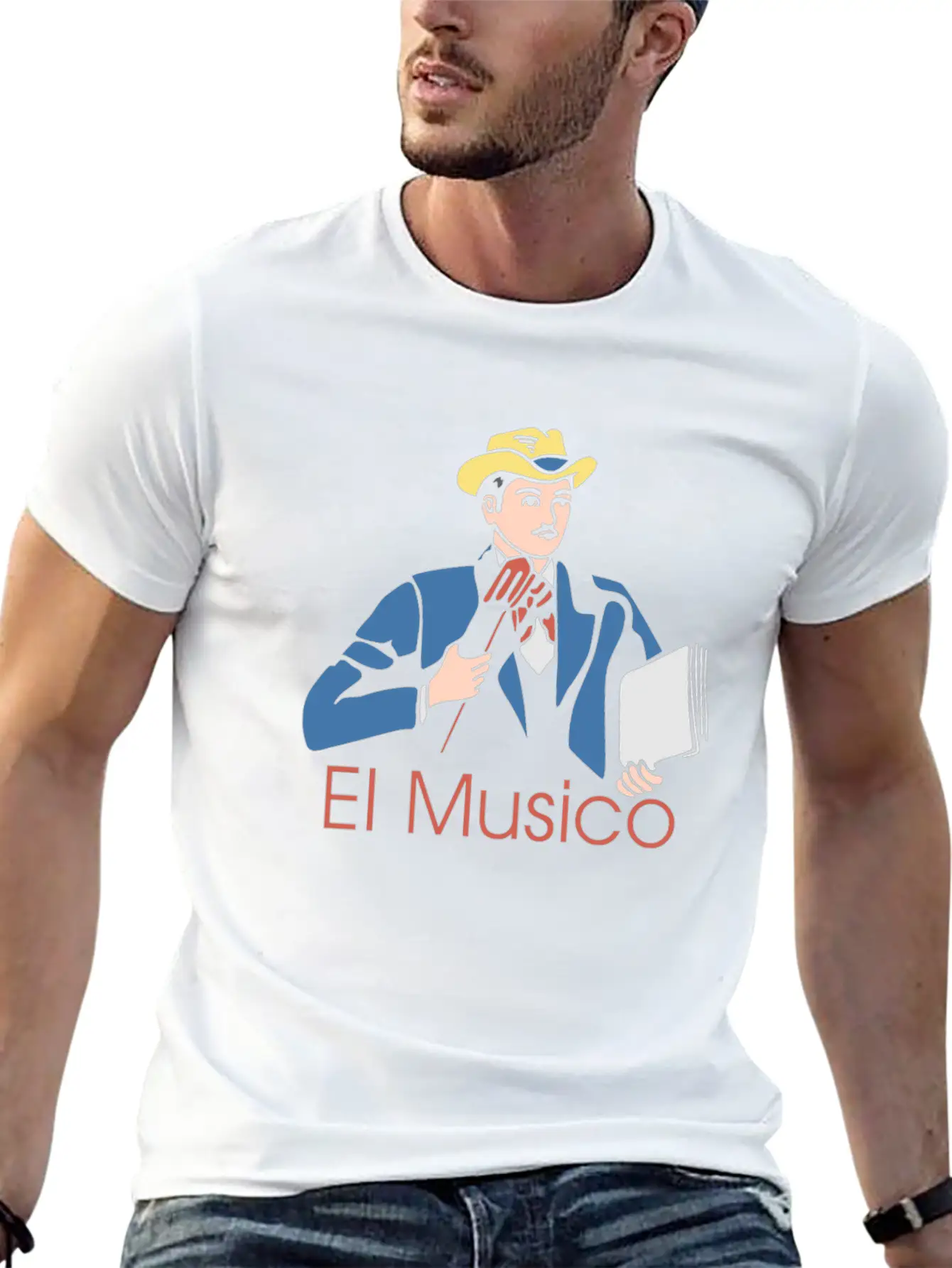 El Musico - Gift Breathable Graphic T-Shirt – Perfect For Casual Days