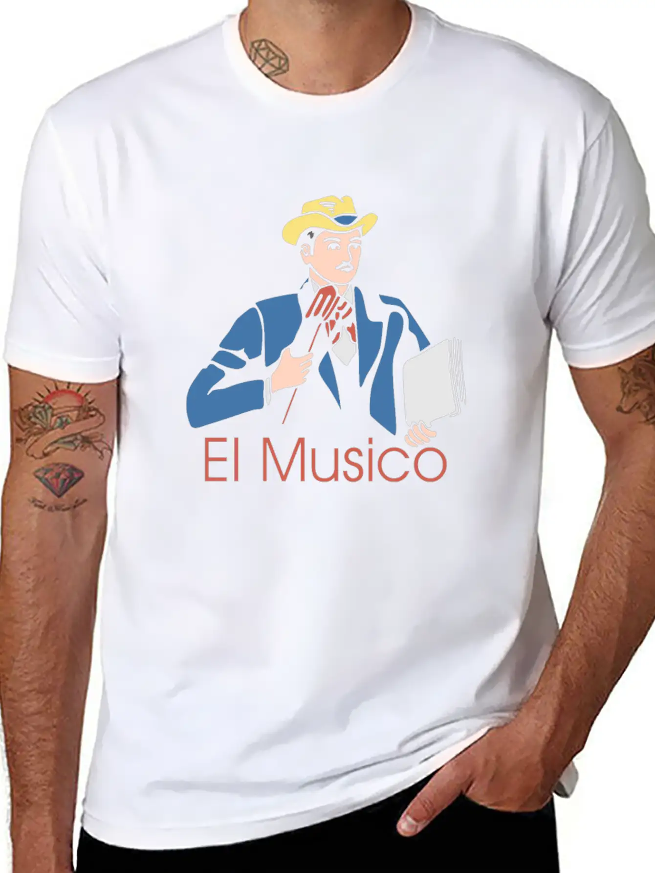 El Musico - Gift Breathable Graphic T-Shirt – Perfect For Casual Days