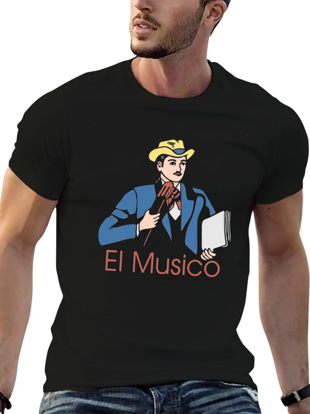 El Musico - Gift Breathable Graphic T-Shirt – Perfect For Casual Days