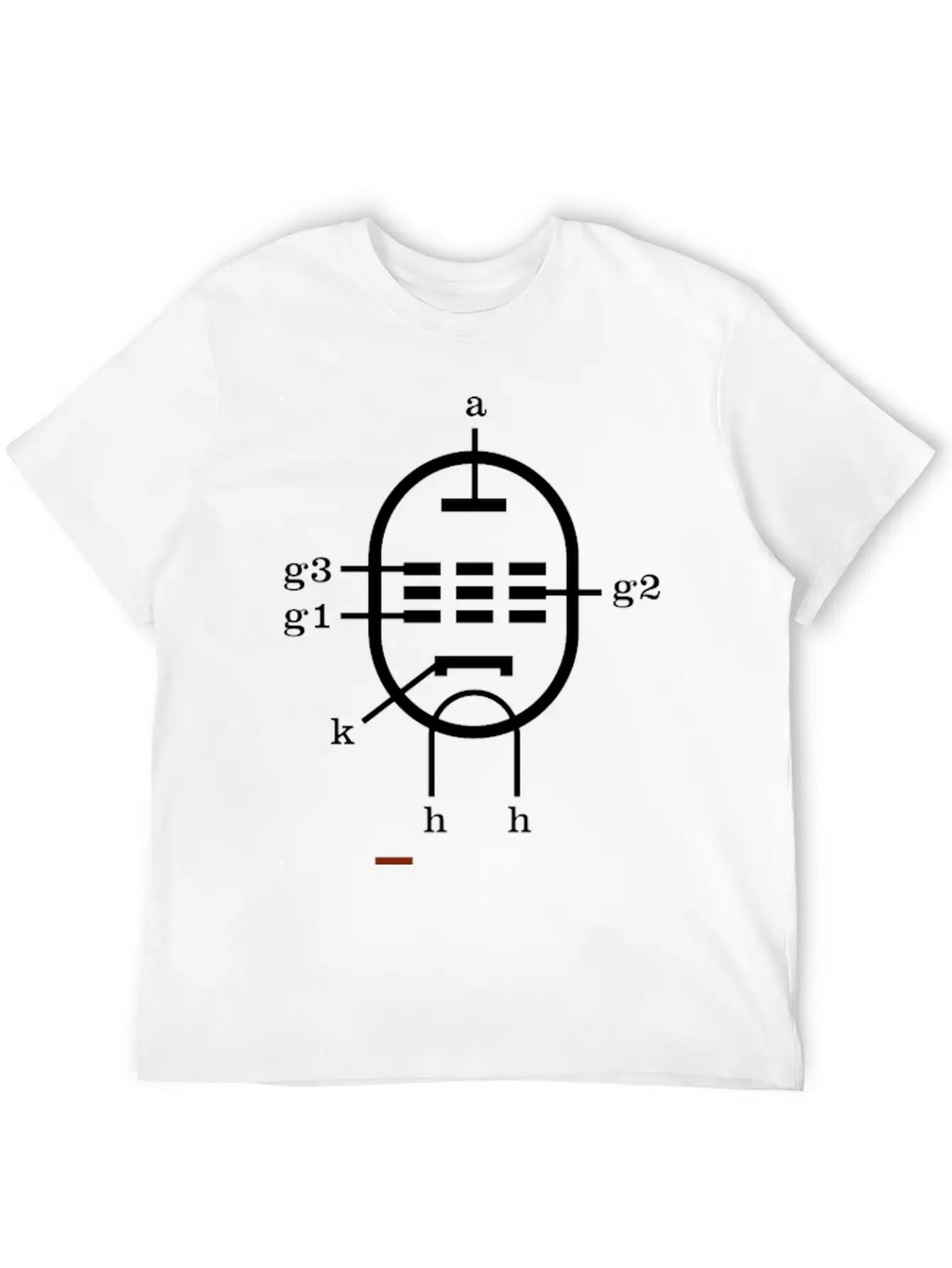 EL34 Vacuum Tube Schema Stylish Everyday T-Shirt – Unisex Basic Cotton Tee