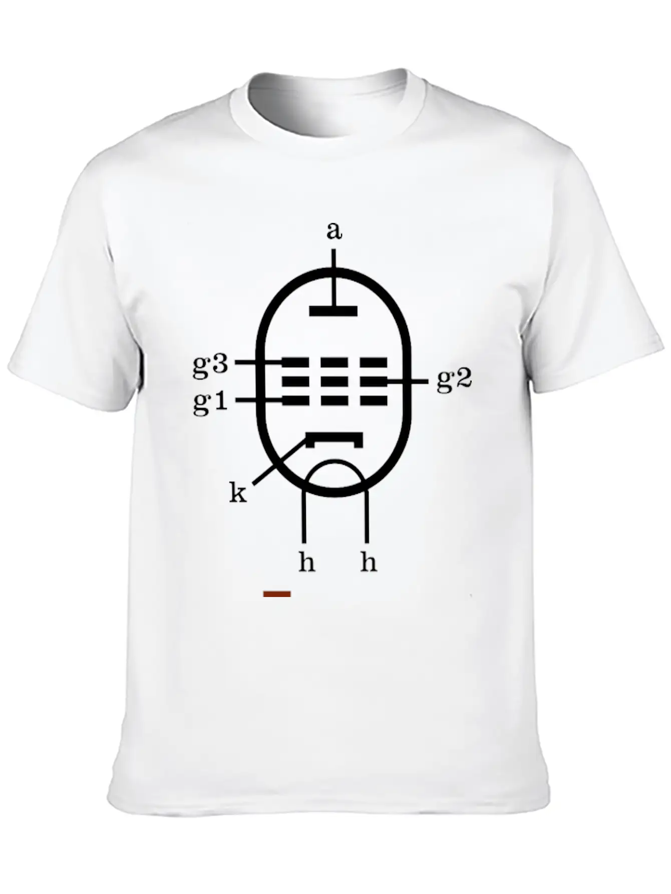 EL34 Vacuum Tube Schema Stylish Everyday T-Shirt – Unisex Basic Cotton Tee