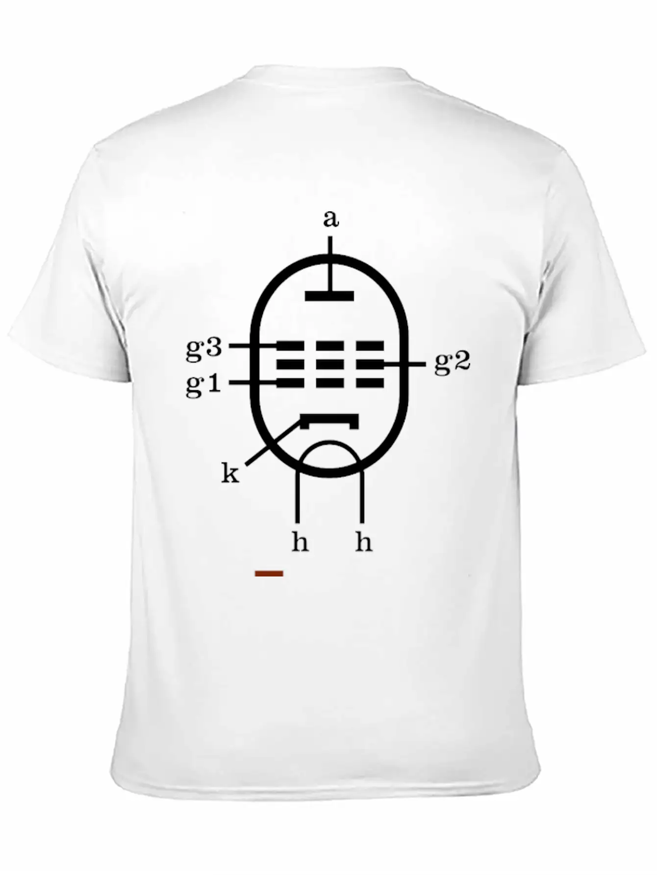 EL34 Vacuum Tube Schema Stylish Everyday T-Shirt – Unisex Basic Cotton Tee