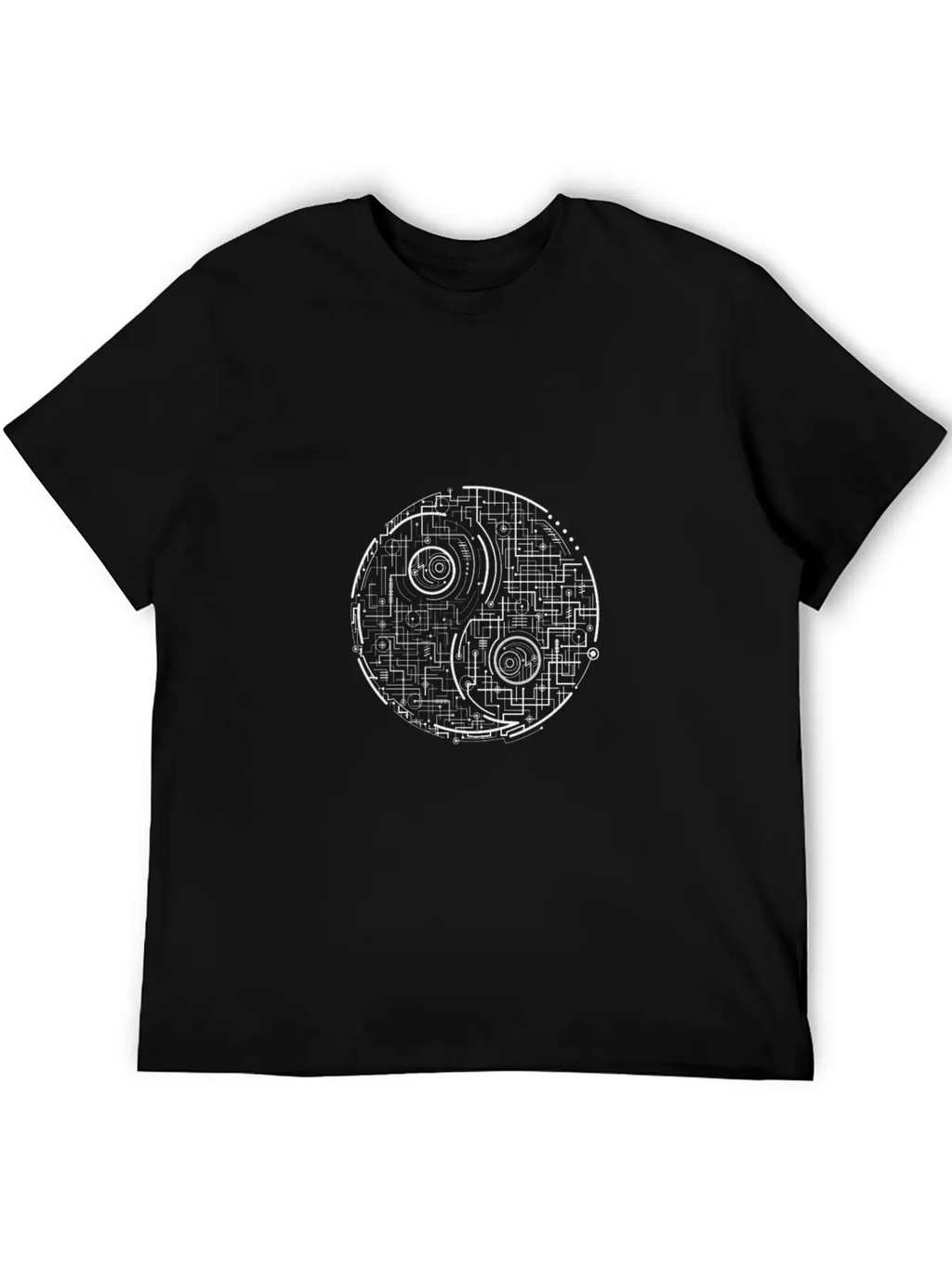 Electric Balance Essential Cotton Tee For Daily Outfits – Unisex Style
