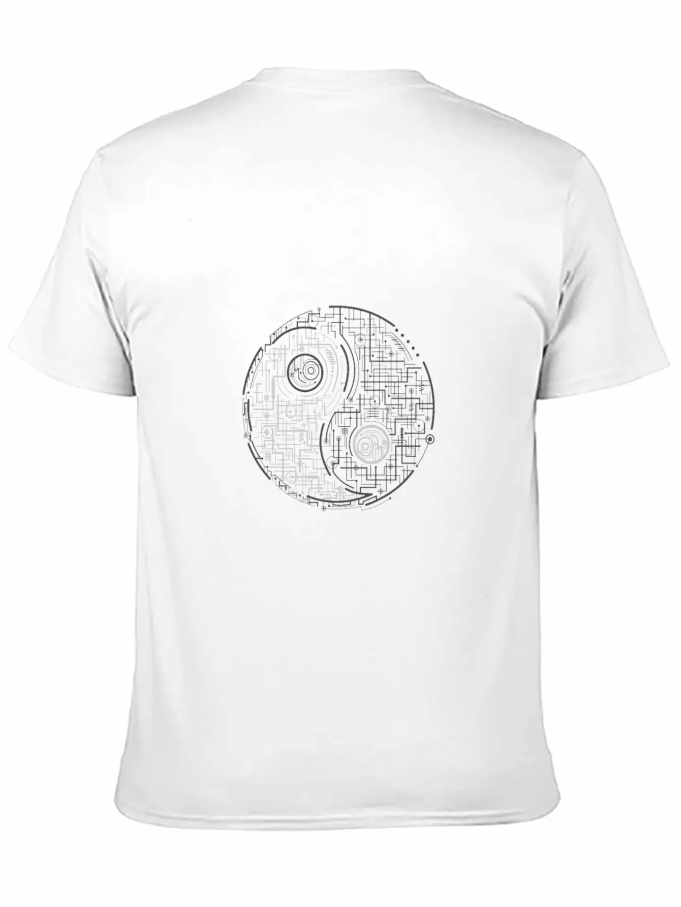 Electric Balance Essential Cotton Tee For Daily Outfits – Unisex Style