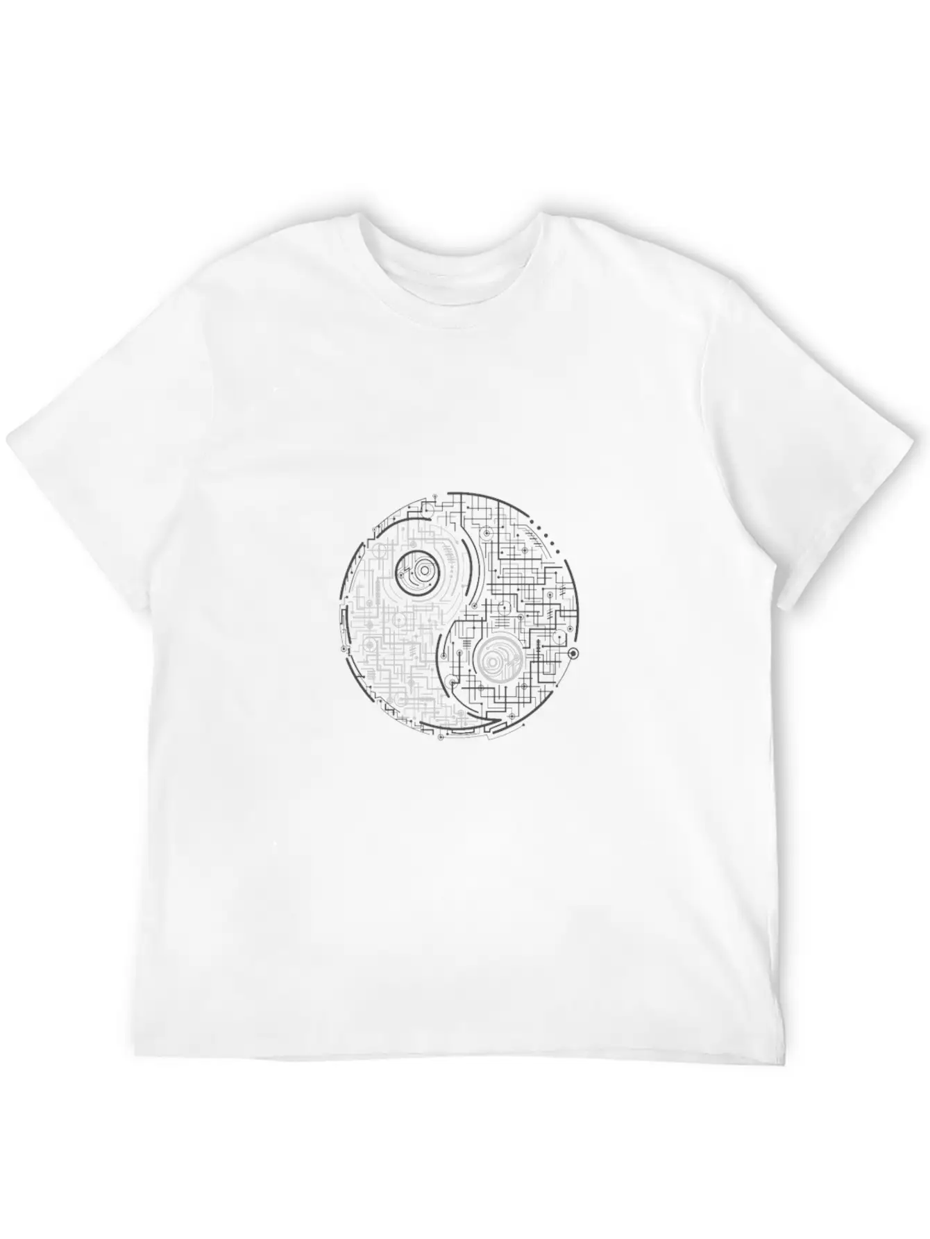 Electric Balance Essential Cotton Tee For Daily Outfits – Unisex Style