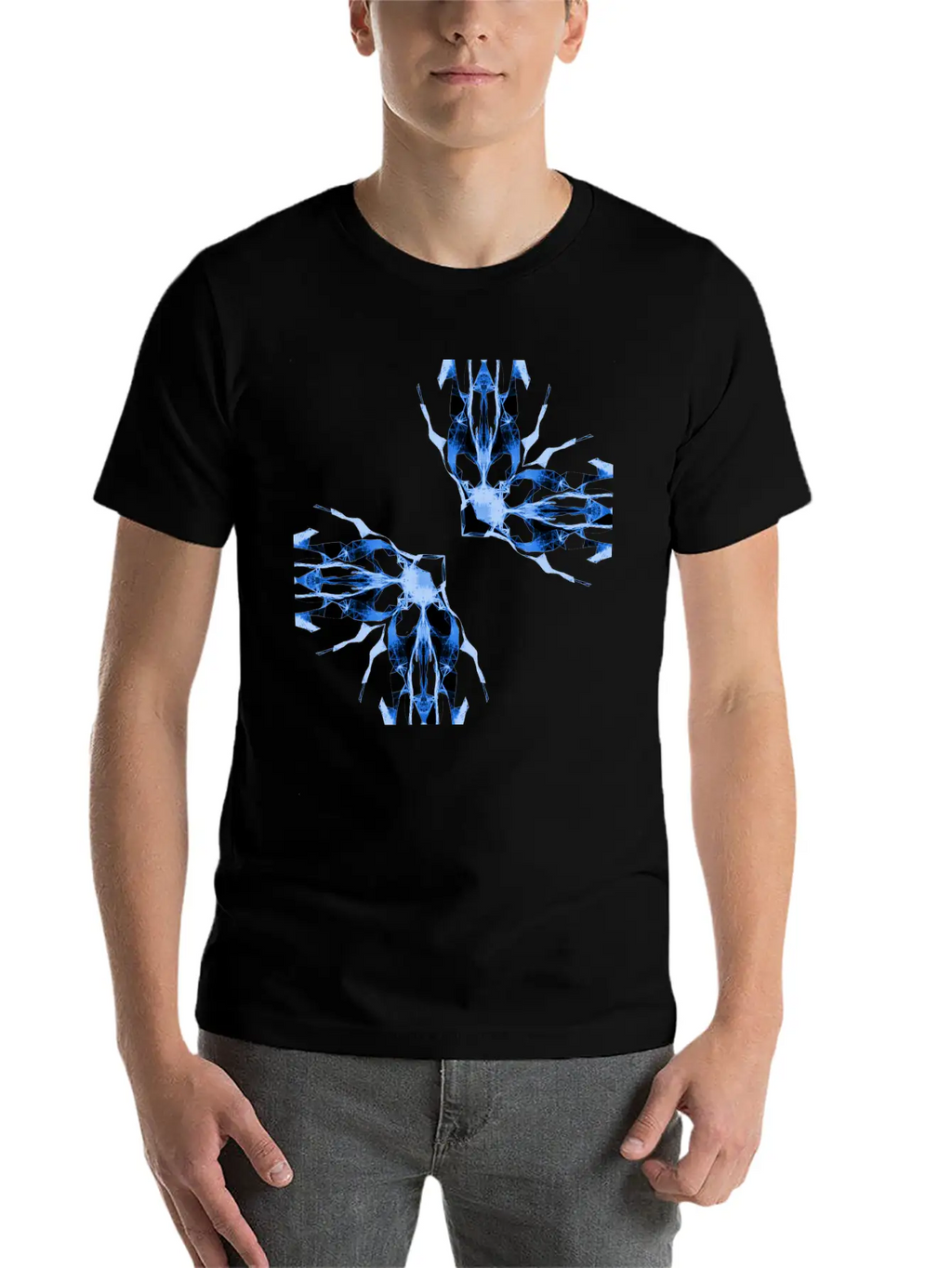Electric Butterflies Basic Graphic T-Shirt – Daily Comfort In Soft Cotton