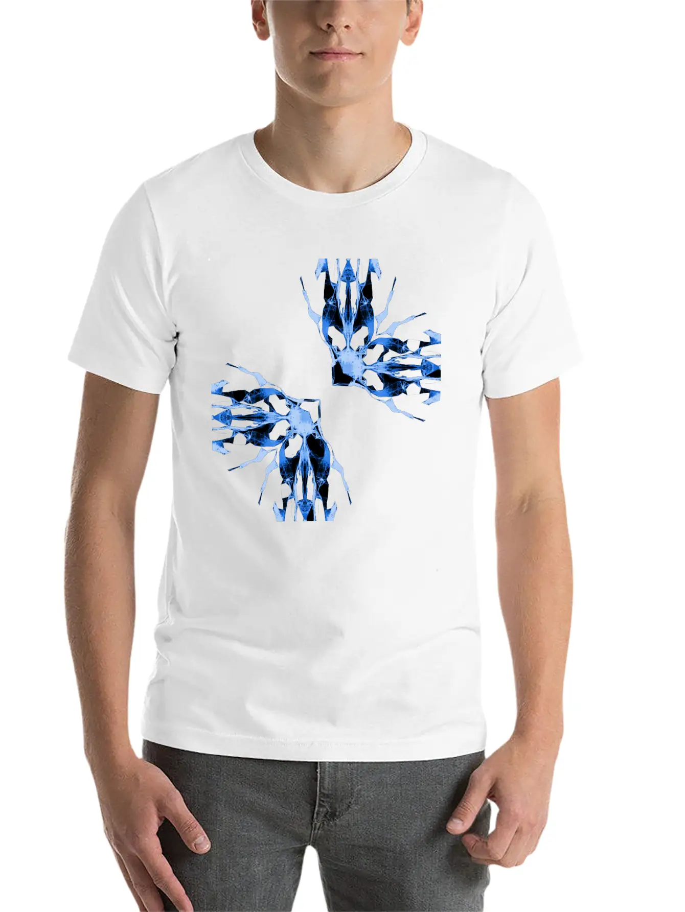 Electric Butterflies Basic Graphic T-Shirt – Daily Comfort In Soft Cotton