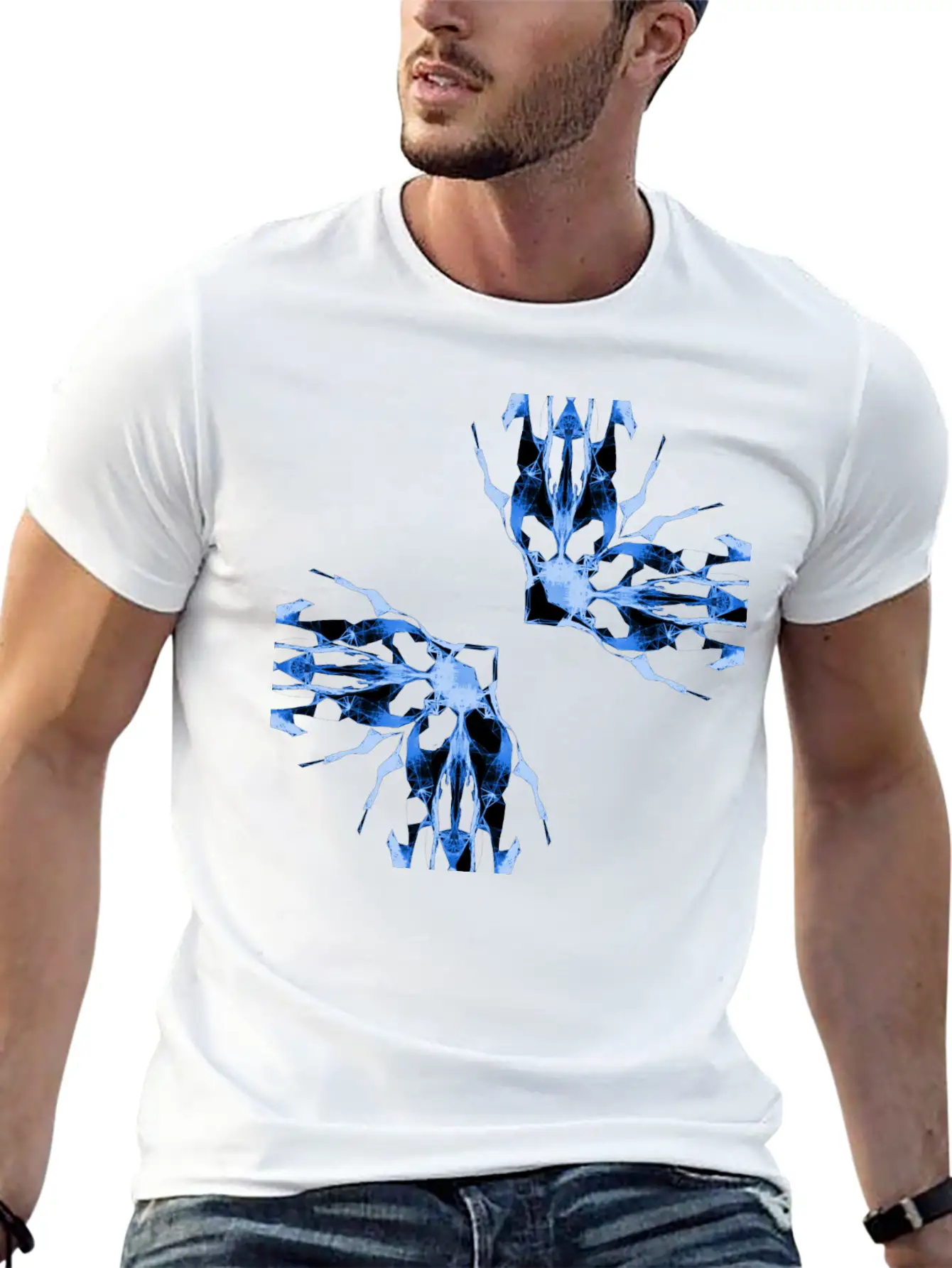 Electric Butterflies Classic Cotton Tee – Unisex Comfort For Any Season