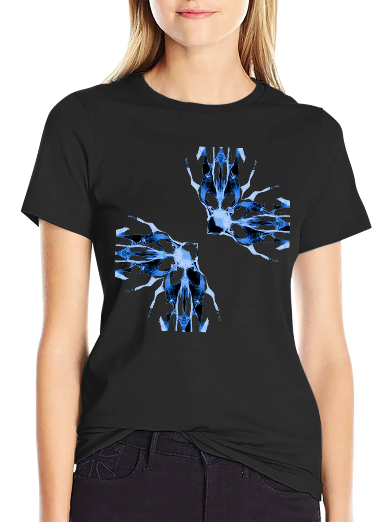 Electric Butterflies Classic Cotton Tee – Unisex Comfort For Any Season