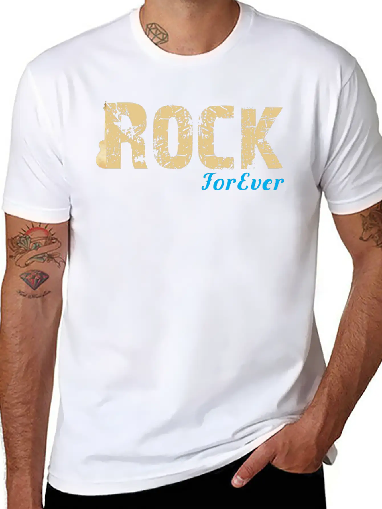 Electric Guitar Rock Heavy Metal Musical Instrumen Classic Cotton Tee – Unisex Comfort For Any Season