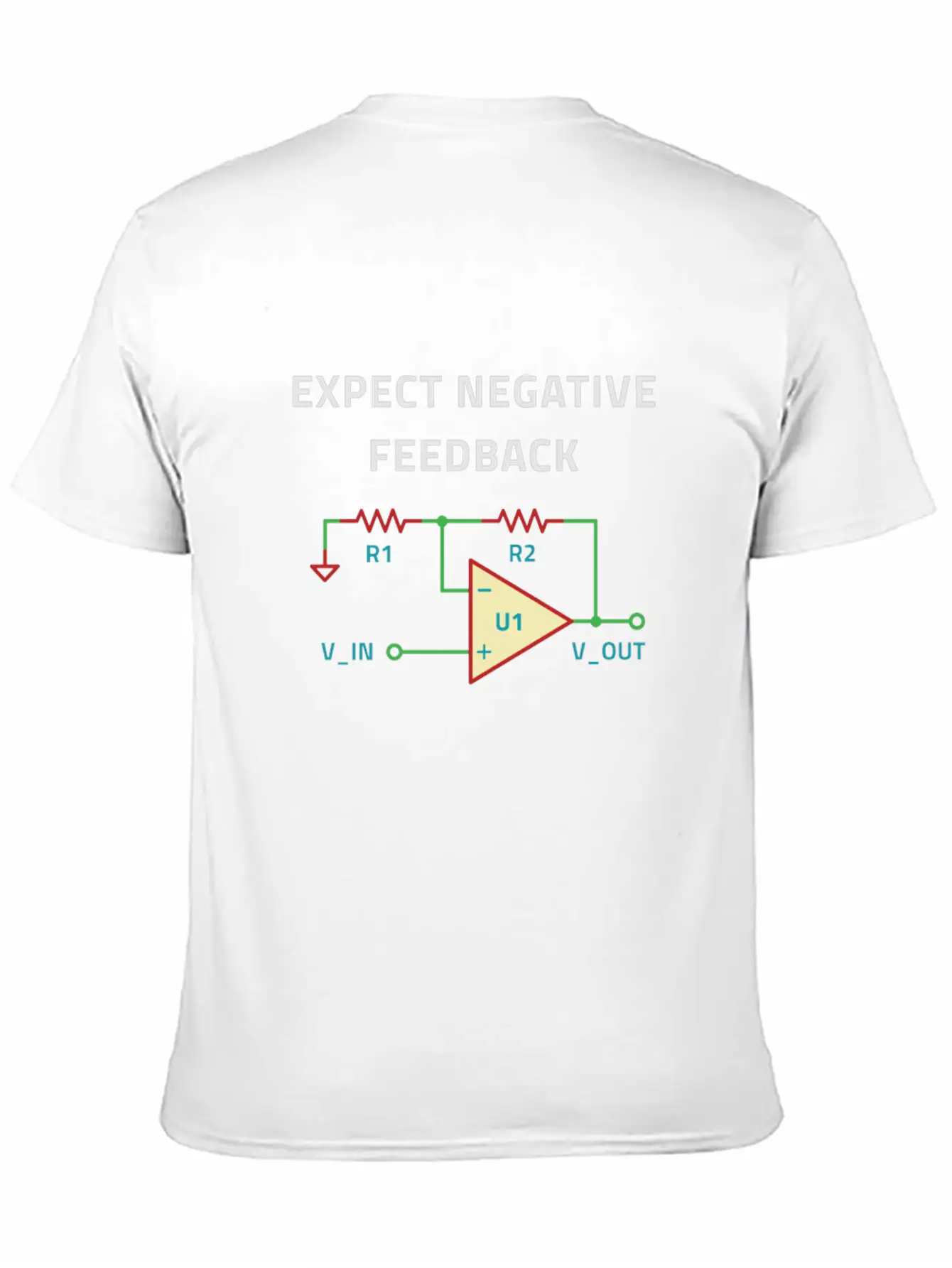 Electrical Engineer Negative Feedback Breathable Soft Cotton T-Shirt – Timeless Casual Look