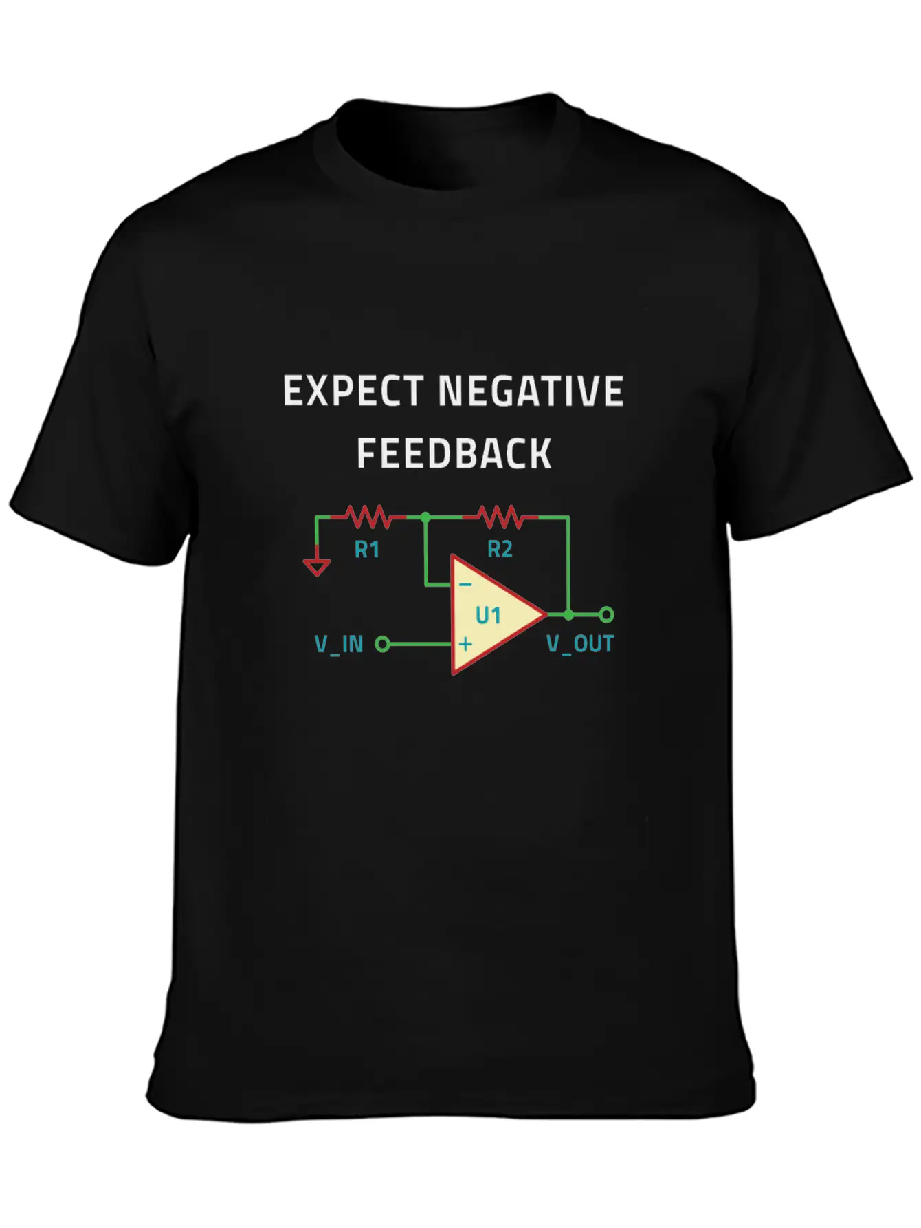 Electrical Engineer Negative Feedback Breathable Soft Cotton T-Shirt – Timeless Casual Look