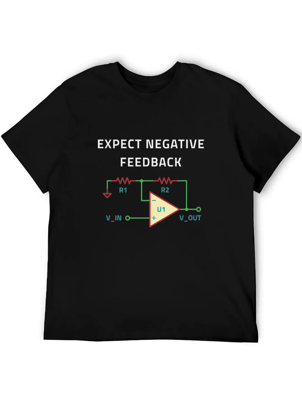Electrical Engineer Negative Feedback Breathable Soft Cotton T-Shirt – Timeless Casual Look