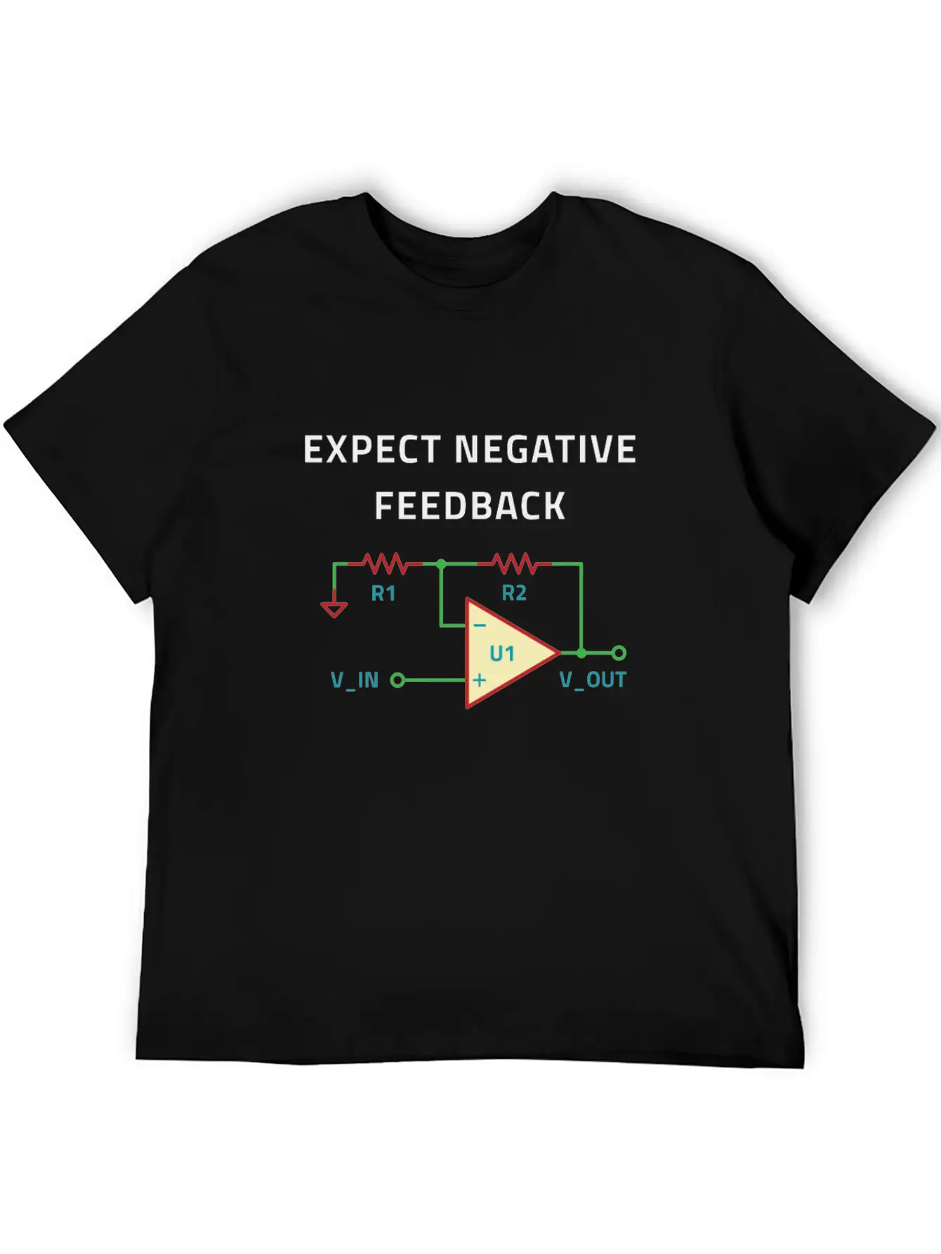 Electrical Engineer Negative Feedback Breathable Soft Cotton T-Shirt – Timeless Casual Look